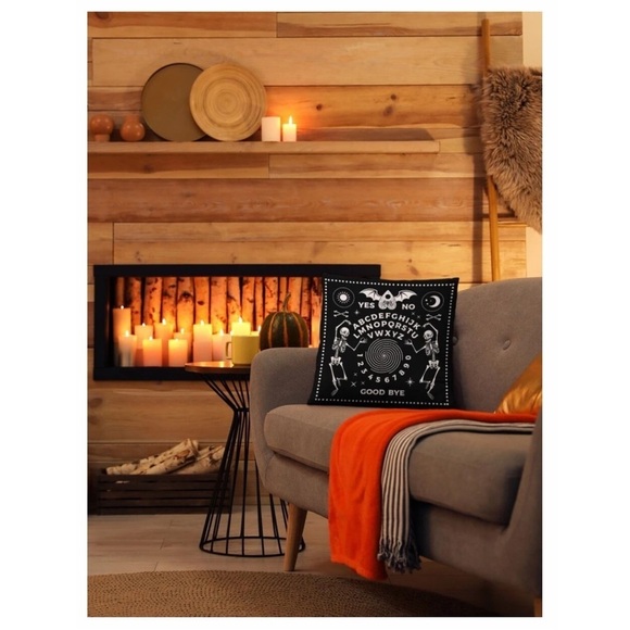 Pillow Cover Ouija Board Zippered Large Decorative Sugar Skull Sq 17.7 X 17.7 in - Picture 8 of 16